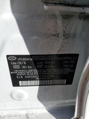 Photo 9 VIN: 5NPD84LF2JH333466 - HYUNDAI ELANTRA SE 