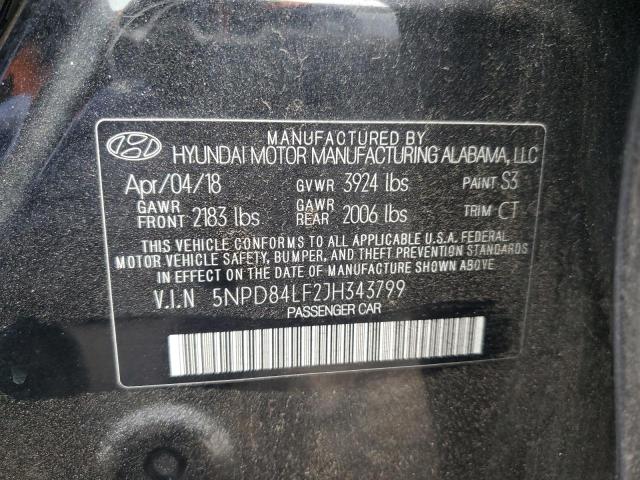 Photo 11 VIN: 5NPD84LF2JH343799 - HYUNDAI ELANTRA SE 