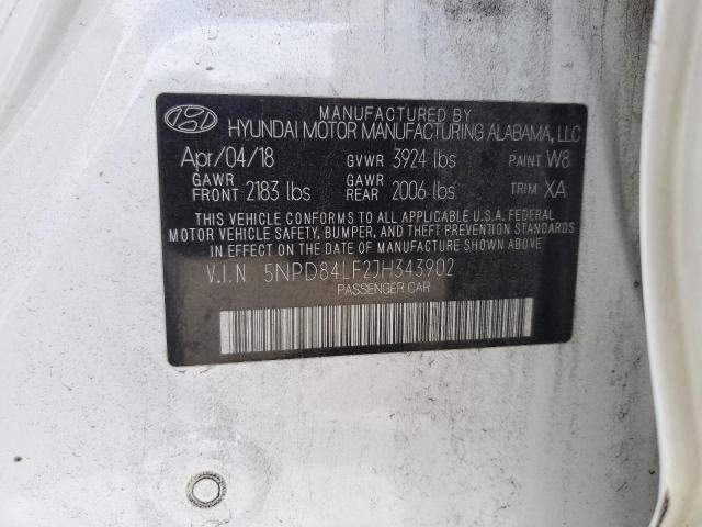 Photo 12 VIN: 5NPD84LF2JH343902 - HYUNDAI ELANTRA SE 