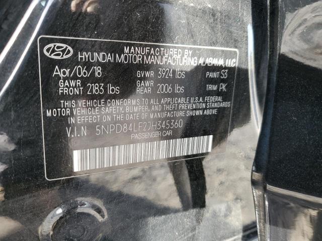 Photo 11 VIN: 5NPD84LF2JH345360 - HYUNDAI ELANTRA SE 