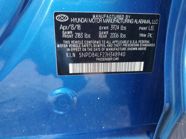 Photo 11 VIN: 5NPD84LF2JH348940 - HYUNDAI ELANTRA SE 