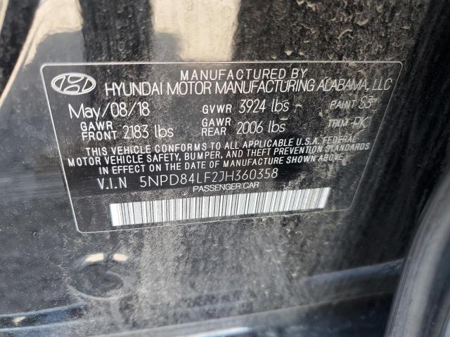 Photo 12 VIN: 5NPD84LF2JH360358 - HYUNDAI ELANTRA SE 