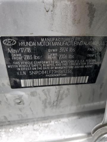 Photo 11 VIN: 5NPD84LF2JH365236 - HYUNDAI ELANTRA SE 