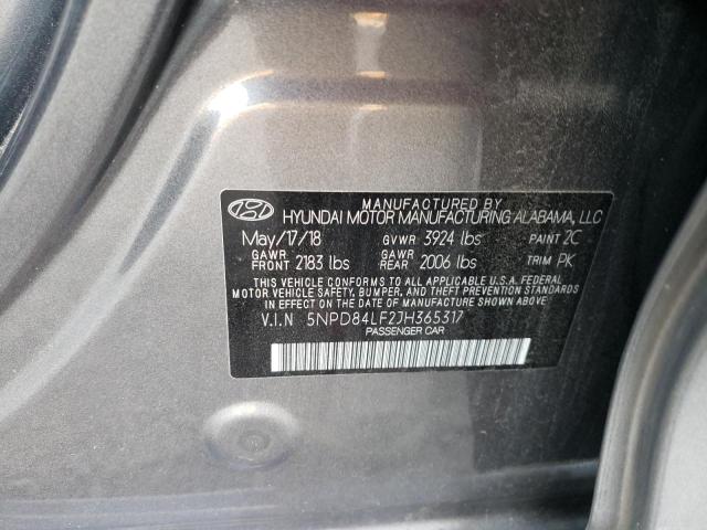 Photo 12 VIN: 5NPD84LF2JH365317 - HYUNDAI ELANTRA SE 