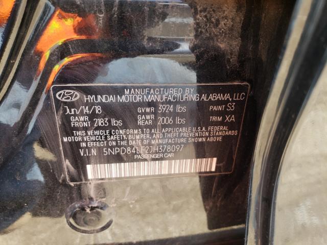 Photo 9 VIN: 5NPD84LF2JH378097 - HYUNDAI ELANTRA SE 