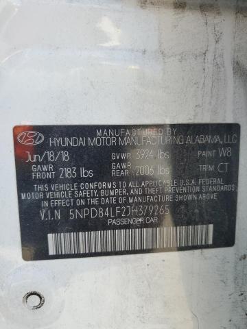 Photo 12 VIN: 5NPD84LF2JH379265 - HYUNDAI ELANTRA SE 