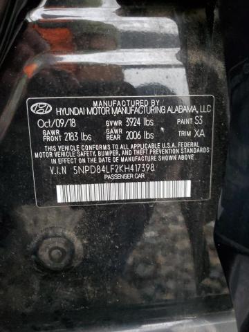 Photo 11 VIN: 5NPD84LF2KH417398 - HYUNDAI ELANTRA SE 