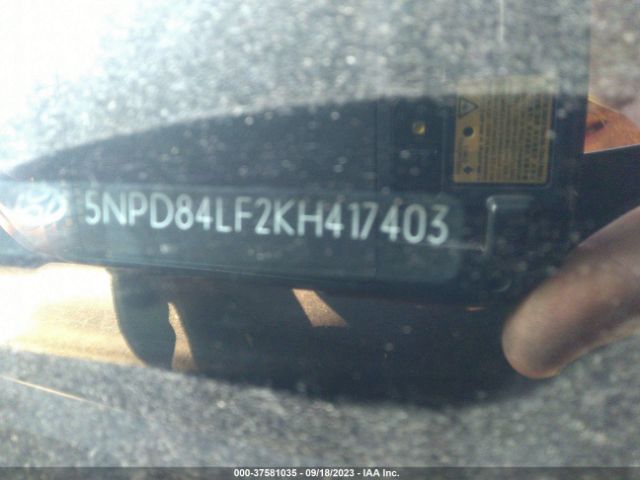 Photo 8 VIN: 5NPD84LF2KH417403 - HYUNDAI ELANTRA 