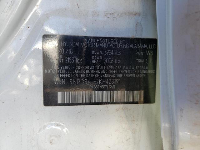 Photo 9 VIN: 5NPD84LF2KH428191 - HYUNDAI ELANTRA SE 