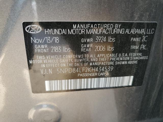 Photo 11 VIN: 5NPD84LF2KH434539 - HYUNDAI ELANTRA SE 