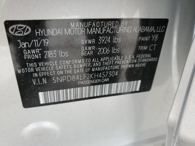 Photo 12 VIN: 5NPD84LF2KH457304 - HYUNDAI ELANTRA SE 