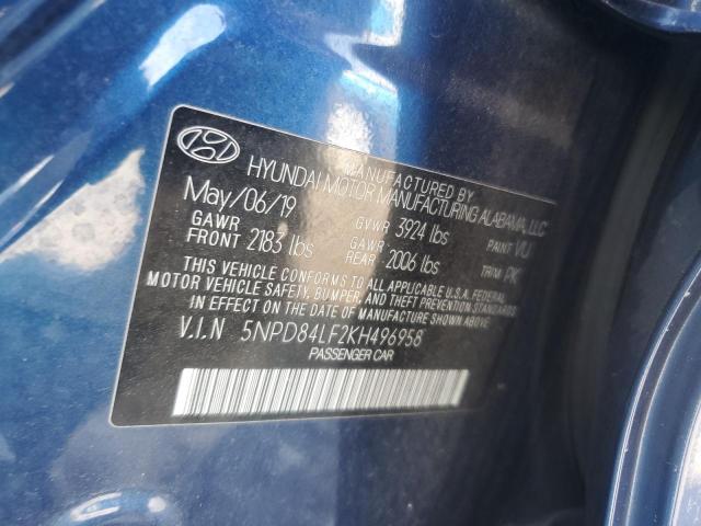 Photo 11 VIN: 5NPD84LF2KH496958 - HYUNDAI ELANTRA 