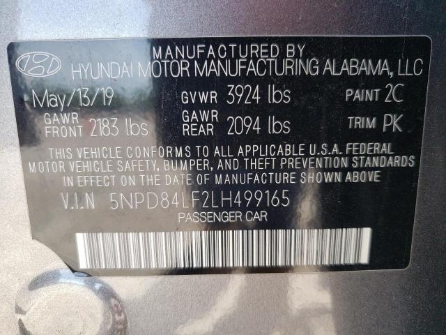 Photo 9 VIN: 5NPD84LF2LH499165 - HYUNDAI ELANTRA SE 