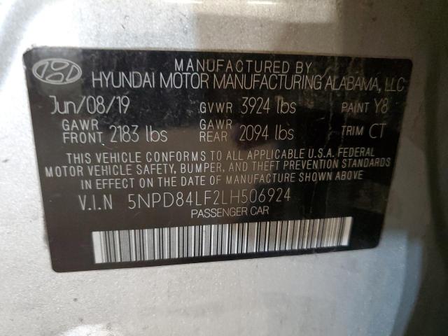 Photo 11 VIN: 5NPD84LF2LH506924 - HYUNDAI ELANTRA 