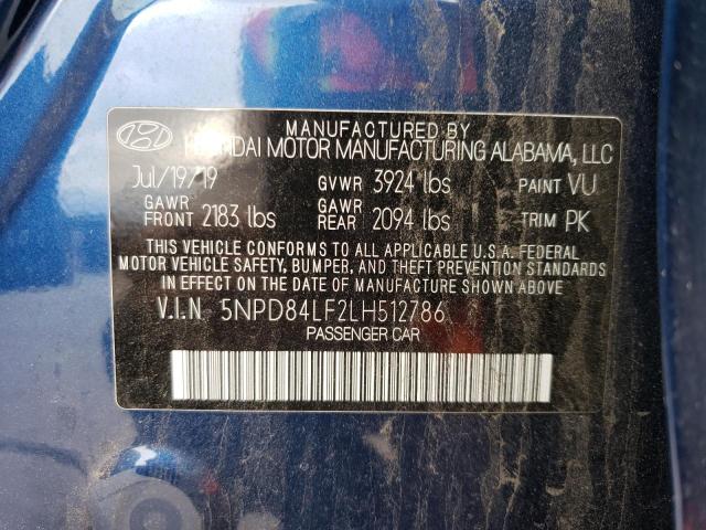 Photo 12 VIN: 5NPD84LF2LH512786 - HYUNDAI ELANTRA SE 