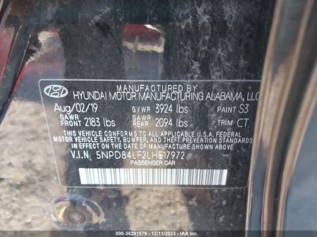 Photo 8 VIN: 5NPD84LF2LH517972 - HYUNDAI ELANTRA 