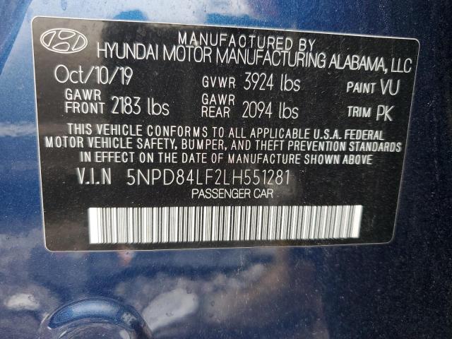 Photo 11 VIN: 5NPD84LF2LH551281 - HYUNDAI ELANTRA SE 