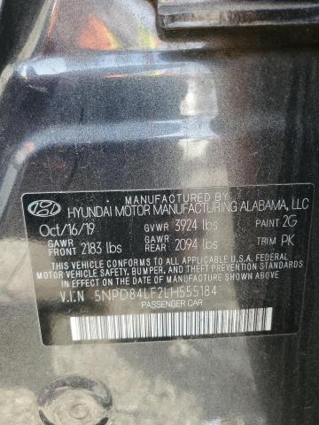 Photo 12 VIN: 5NPD84LF2LH555184 - HYUNDAI ELANTRA 