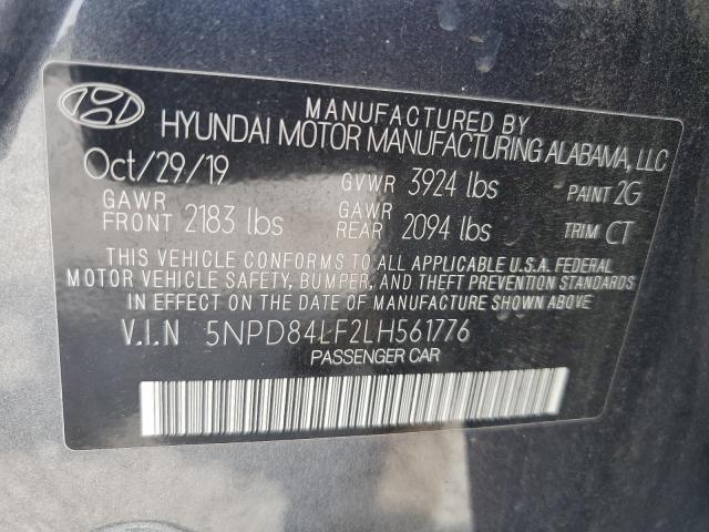 Photo 11 VIN: 5NPD84LF2LH561776 - HYUNDAI ELANTRA SE 