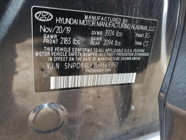 Photo 12 VIN: 5NPD84LF2LH569392 - HYUNDAI ELANTRA SE 