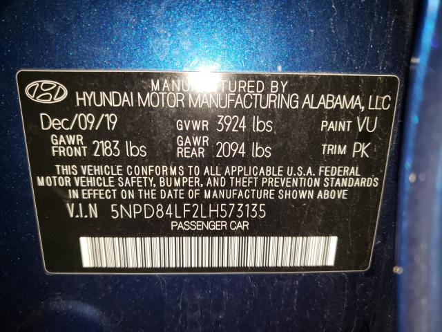 Photo 11 VIN: 5NPD84LF2LH573135 - HYUNDAI ELANTRA SE 