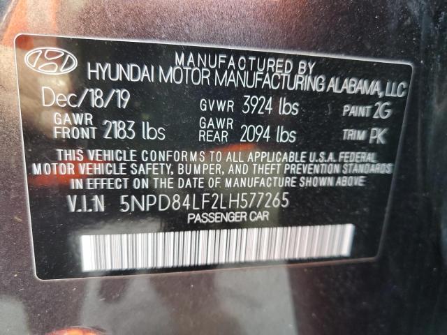 Photo 11 VIN: 5NPD84LF2LH577265 - HYUNDAI ELANTRA SE 