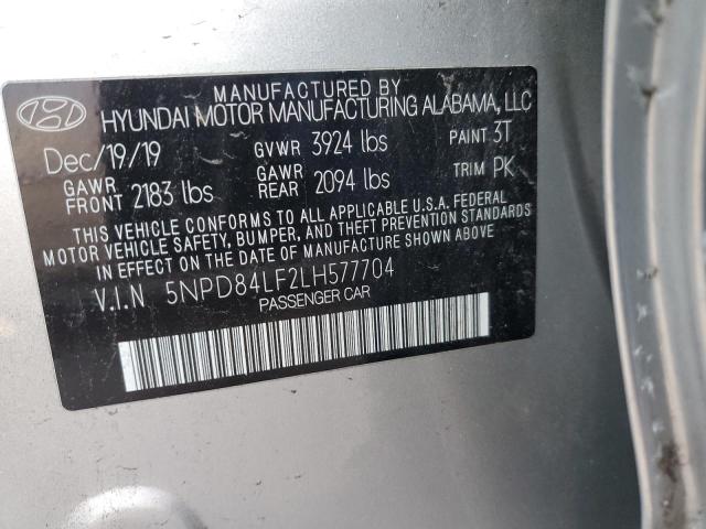 Photo 11 VIN: 5NPD84LF2LH577704 - HYUNDAI ELANTRA 