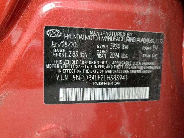 Photo 12 VIN: 5NPD84LF2LH583941 - HYUNDAI ELANTRA 