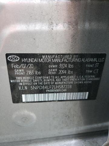 Photo 11 VIN: 5NPD84LF2LH587228 - HYUNDAI ELANTRA 