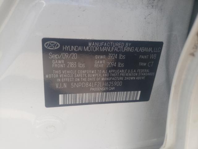 Photo 9 VIN: 5NPD84LF2LH625900 - HYUNDAI ELANTRA SE 