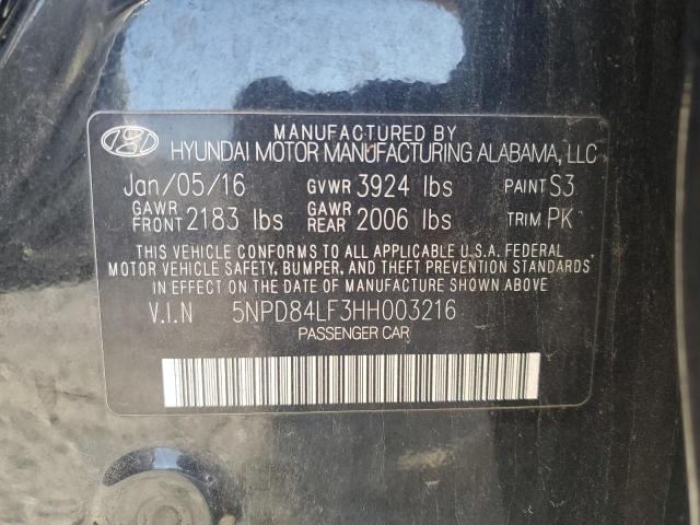 Photo 11 VIN: 5NPD84LF3HH003216 - HYUNDAI ELANTRA SE 