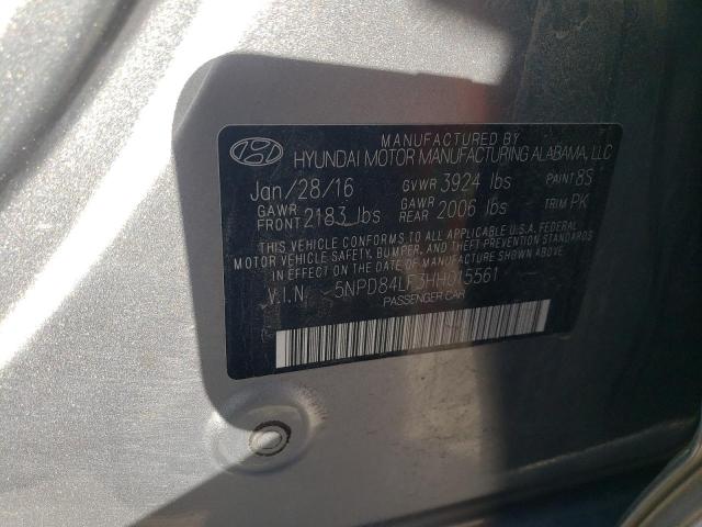 Photo 9 VIN: 5NPD84LF3HH015561 - HYUNDAI ELANTRA SE 