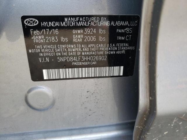 Photo 9 VIN: 5NPD84LF3HH026902 - HYUNDAI ELANTRA SE 