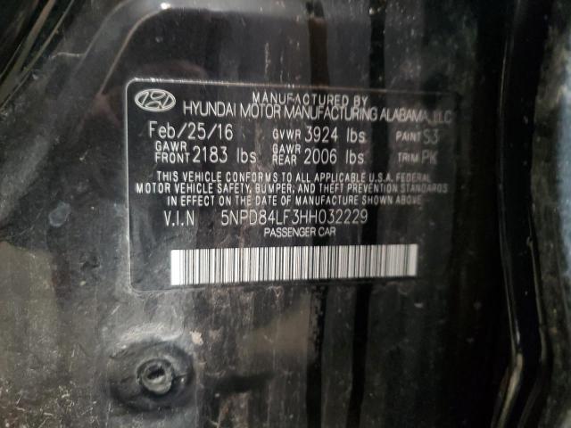 Photo 11 VIN: 5NPD84LF3HH032229 - HYUNDAI ELANTRA SE 