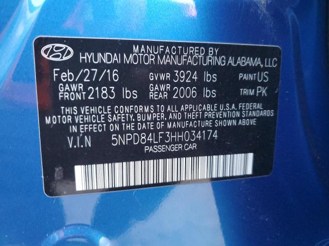 Photo 11 VIN: 5NPD84LF3HH034174 - HYUNDAI ELANTRA 