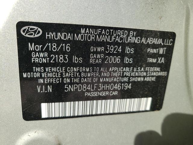 Photo 9 VIN: 5NPD84LF3HH046194 - HYUNDAI ELANTRA SE 