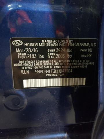 Photo 9 VIN: 5NPD84LF3HH047104 - HYUNDAI ELANTRA SE 