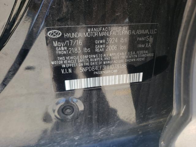 Photo 9 VIN: 5NPD84LF3HH078188 - HYUNDAI ELANTRA SE 