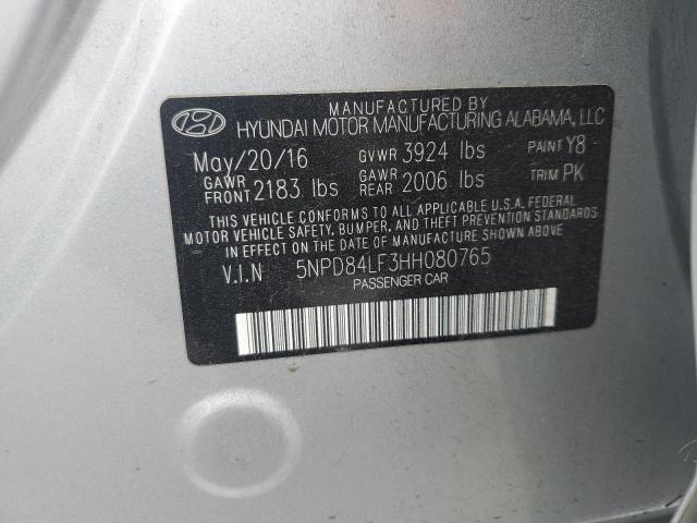 Photo 11 VIN: 5NPD84LF3HH080765 - HYUNDAI ELANTRA SE 