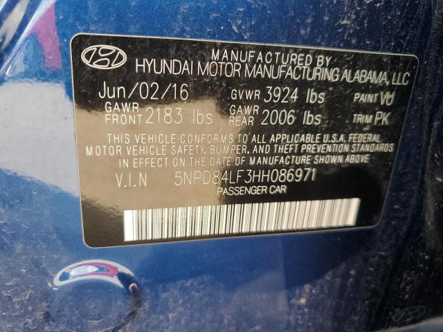 Photo 11 VIN: 5NPD84LF3HH086971 - HYUNDAI ELANTRA SE 