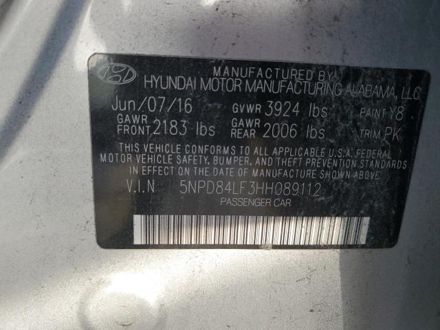 Photo 11 VIN: 5NPD84LF3HH089112 - HYUNDAI ELANTRA SE 