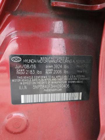 Photo 12 VIN: 5NPD84LF3HH090406 - HYUNDAI ELANTRA SE 