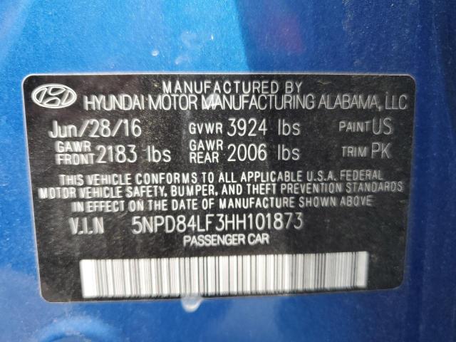 Photo 11 VIN: 5NPD84LF3HH101873 - HYUNDAI ELANTRA SE 