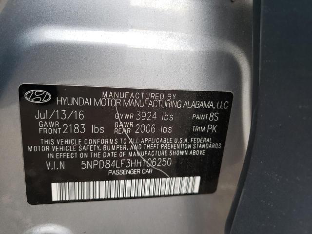 Photo 9 VIN: 5NPD84LF3HH106250 - HYUNDAI ELANTRA SE 