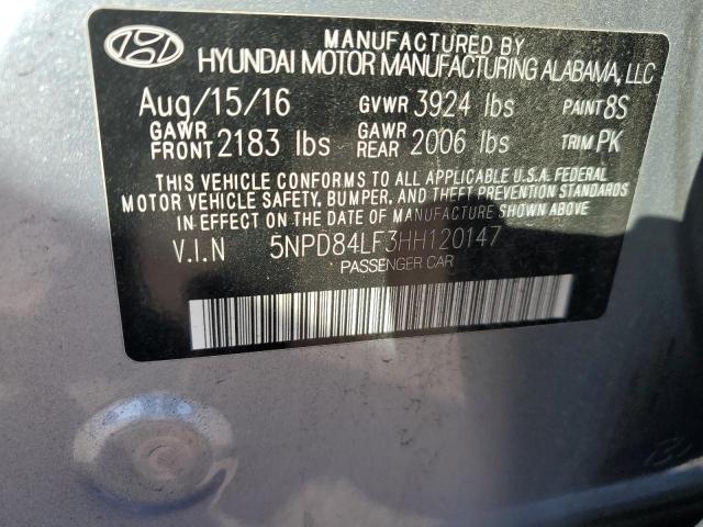 Photo 12 VIN: 5NPD84LF3HH120147 - HYUNDAI ELANTRA SE 