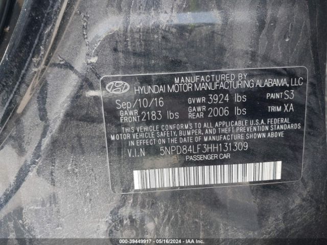 Photo 8 VIN: 5NPD84LF3HH131309 - HYUNDAI ELANTRA 