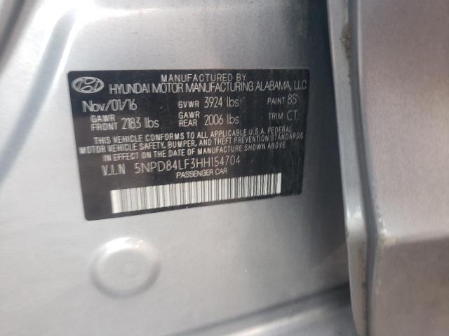 Photo 12 VIN: 5NPD84LF3HH154704 - HYUNDAI ELANTRA SE 