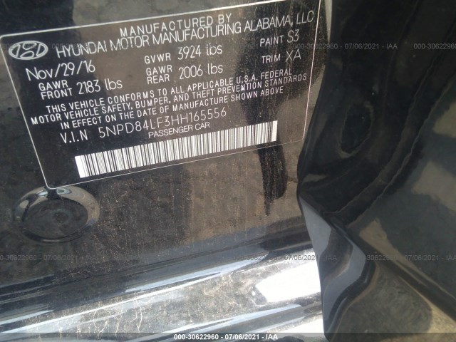 Photo 8 VIN: 5NPD84LF3HH165556 - HYUNDAI ELANTRA 