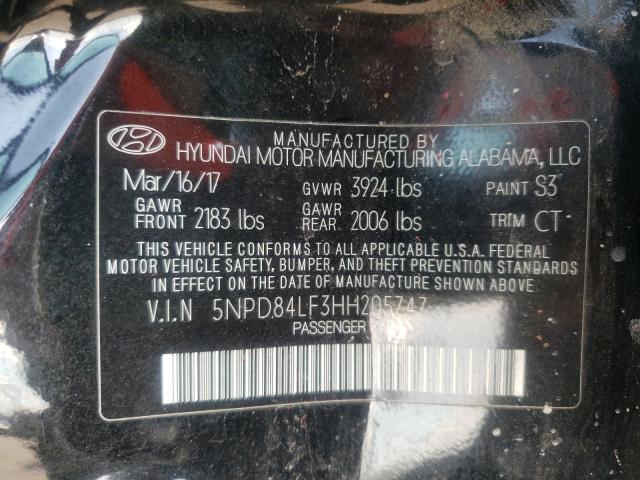 Photo 9 VIN: 5NPD84LF3HH205747 - HYUNDAI ELANTRA SE 