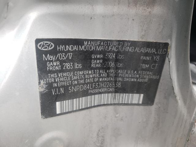 Photo 9 VIN: 5NPD84LF3JH226538 - HYUNDAI ELANTRA SE 